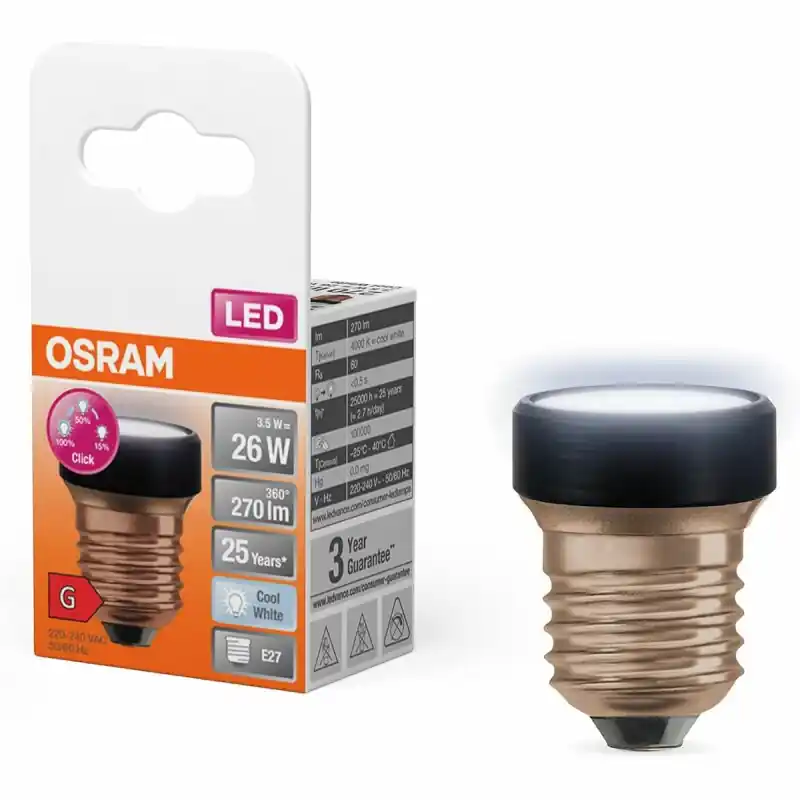 Osram LED Star Flat 3,5W = 26W E27 matt 270lm neutralweiß 4000K 3-Stufen-Dimmbar Knallerangebot