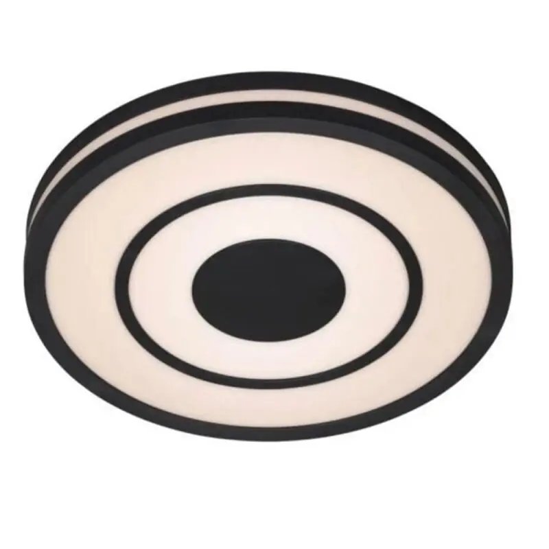 Top-Preis Briloner LED Deckenleuchte Ripple Schwarz Ø35cm 24W 1920lm CCT 3000K - 6500K Dimmbar Fernbedienung