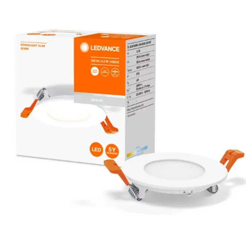 Ledvance LED Einbaupanel Downlight Slim weiß Ø8,5cm 4,5W 240lm neutralweiß 4000K Abverkauf