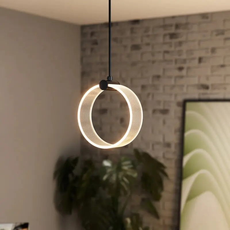 Meistverkauft Ledvance LED Pendelleuchte Decor Circle Ø16cm schwarz 8W 800lm Click CCT 3000K 4200K 6500K Memory