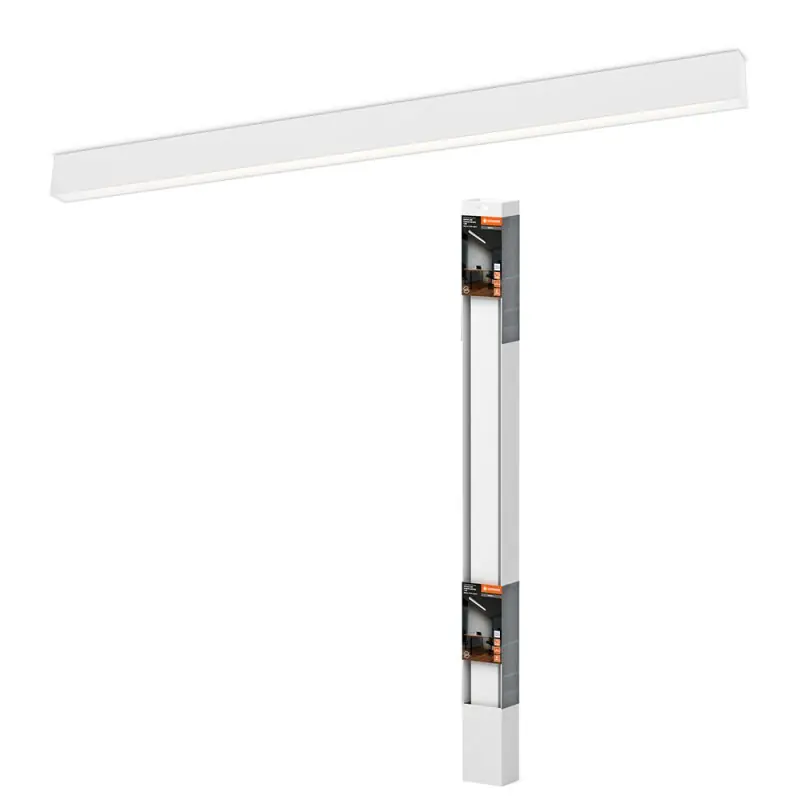 Neue Ware Ledvance LED Deckenleuchte Office Line Cuboid Ceiling Weiß 113cm 30W 3500lm Neutralweiß 4000K Dimmbar