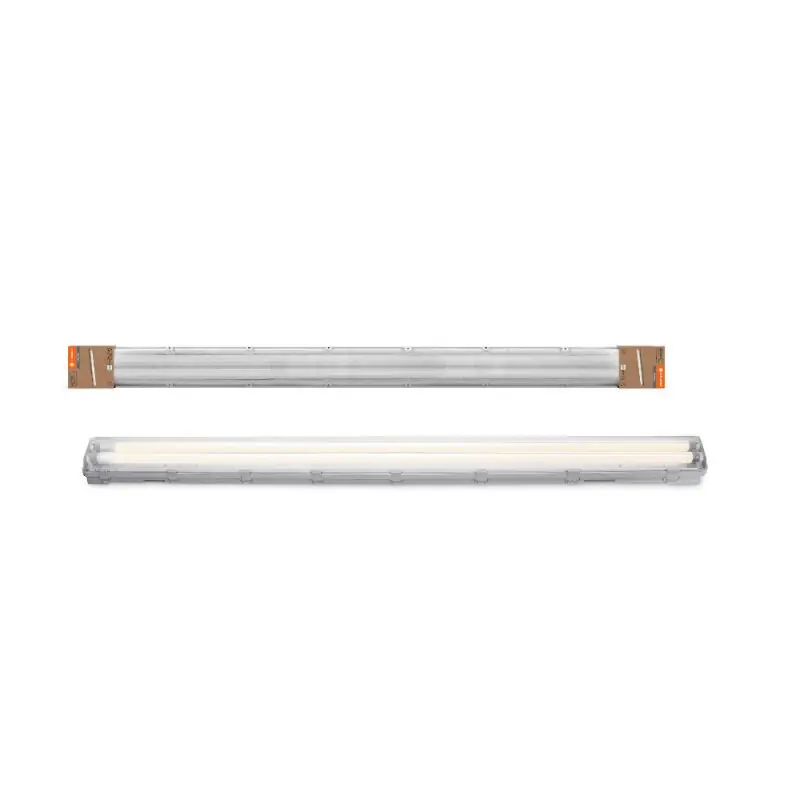 Kostenloser Rückversand Ledvance LED Feuchtraumwannenleuchte Damp Proof Essential Grau IP65 150cm 2 x 19W G13 4370lm neutralweiß 4000K