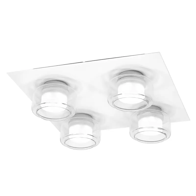 Direkt Vom Hersteller Ledvance LED Deckenleuchte Lampe Orbis Frame weiß 35x35cm IP44 4 x 5,5W 1740lm Click CCT 3000K 4000K per Lichtschalter