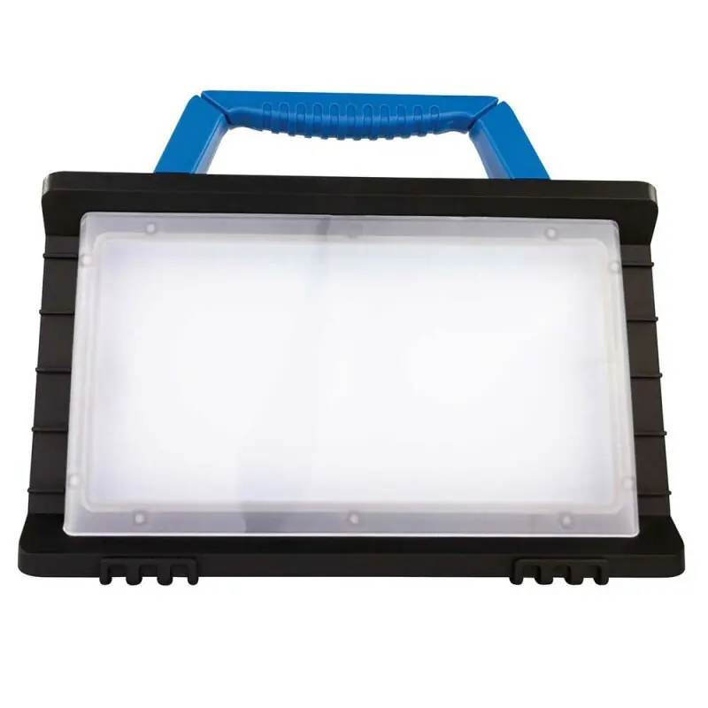 Must-Have REV LED Arbeitsleuchte Work Schwarz IP54 24W 2500lm kaltweiß Steckdose USB 3m Kabel Stecker