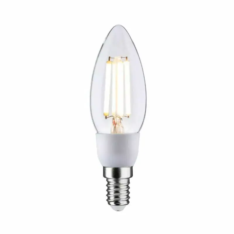 Paulmann LED Filament Eco line Kerze 2,5W = 40W E14 klar 525lm warmweiß 3000K ultra effizient Wochenendangebot