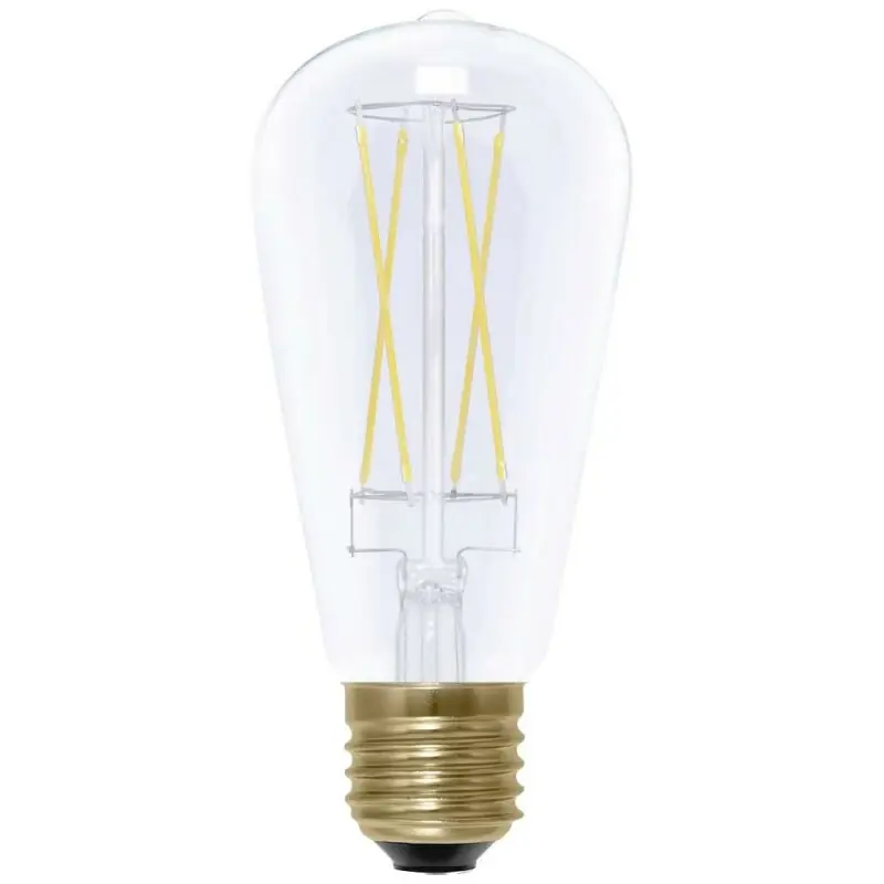 Kostenloser Rückversand Segula LED Filament Edison Rustika Long Style 5W E27 klar 400lm extra warmweiß 2200K DIMMBAR