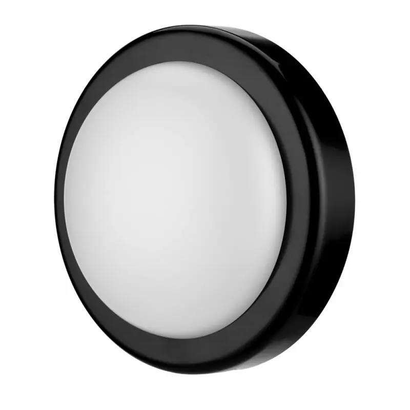 REV LED Außenleuchte Wandlampe rund Ø20cm schwarz IP44 14W 1000lm Tageslicht 6500K kaltweiß Top-Seller