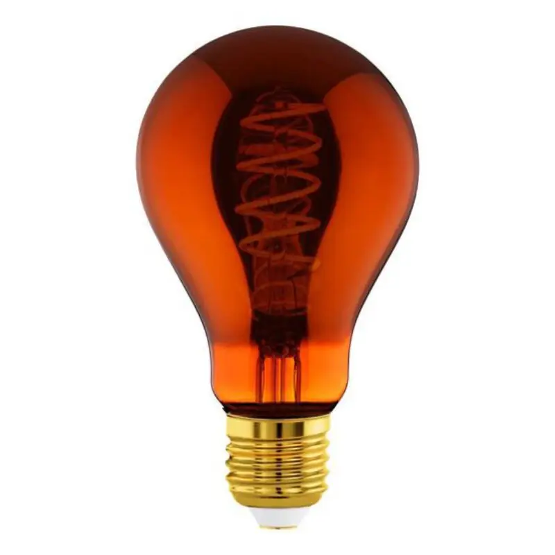 Eglo LED Spiral Filament A75 Birne 4W E27 Kupfer 400lm extra warmweiß 2000K DIMMBAR Begrenztes Angebot