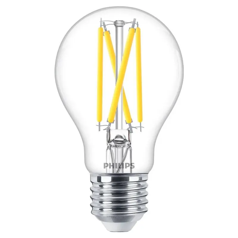 Garantierte Lieferung Philips LED Filament A60 Birne 5,9W = 60W E27 klar 806lm warmweiß DimTone 2200K-2700K DIMMBAR