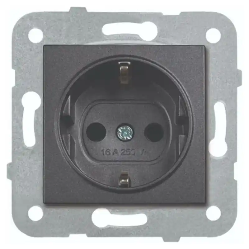 Knallerangebot Panasonic Viko Karre-Meridian Schutzkontakt-Steckdose Schwarz IP20