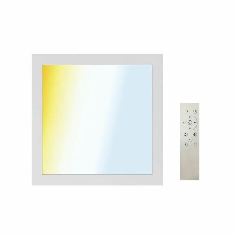 Müller-Licht LED Aufbaupanel Calida Switch Tone 30x30cm Weiß 18W 1800lm CCT 2700K - 6500K dimmbar Fernbedienung Preisreduziert