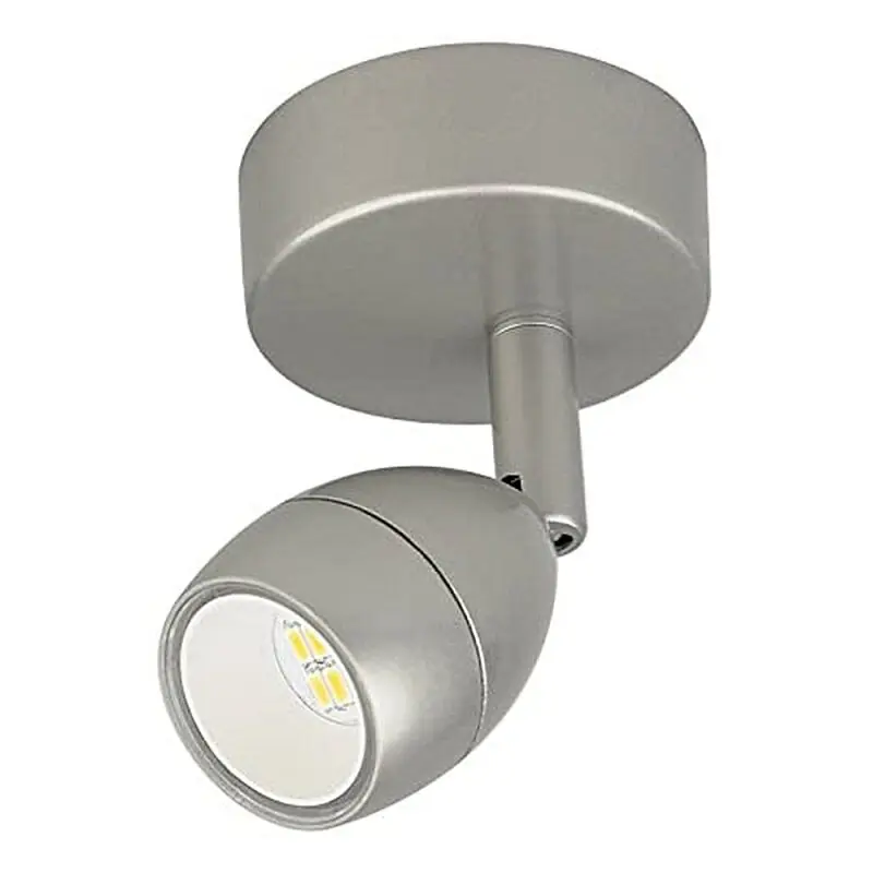 Light Topps LED Wandlampe Deckenstrahler Pree Nickel gebürstet 4,3W 230lm warmweiß 3000K Knallerangebot