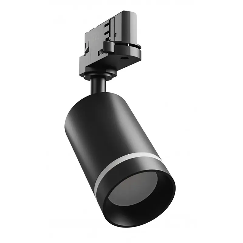 Spectrum 3-Phasen Stromschiene Strahler Madara Altro Ring Schwarz schwenkbar max. 8W GU10 Wochenendangebot