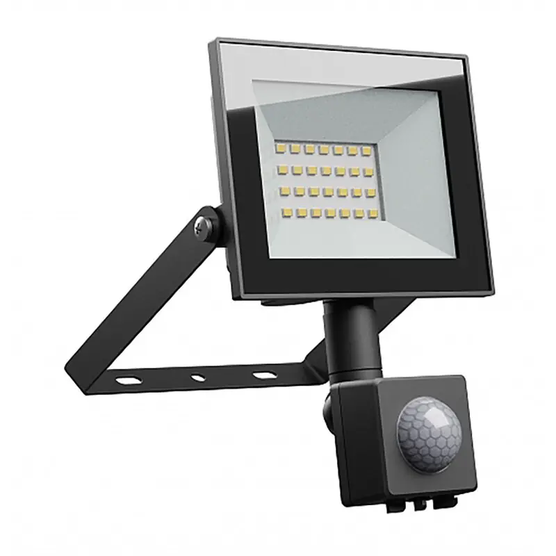 Jetzt Bestellen Spectrum LED Fluter Noctis Lux 4 Schwarz IP44 20W 1650lm warmweiß 3000K mit Bewegungsmelder