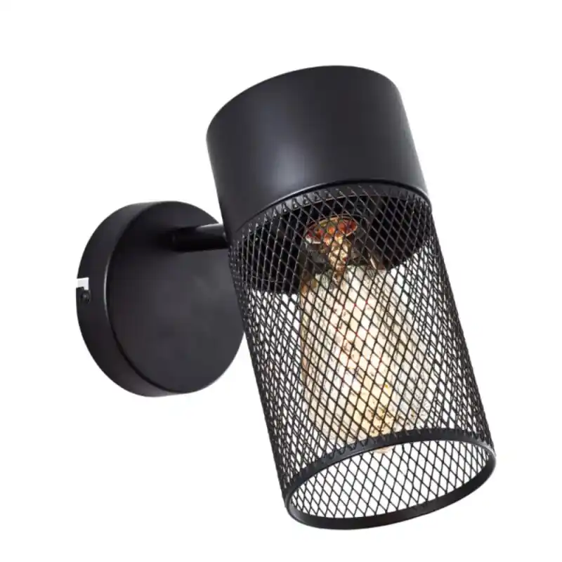 Brilliant Wandlampe Leuchte Spot Kamolo Schwarz matt max. 40W E27 schwenkbar Aktuell