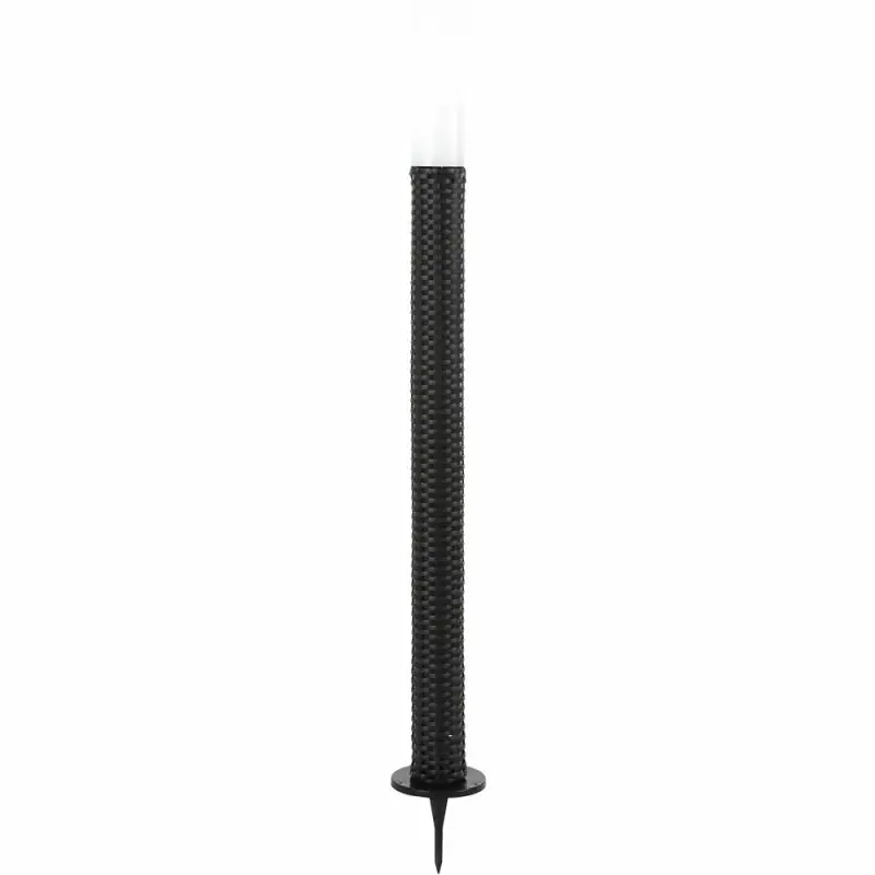 Angebot Globo Außenleuchte Sockellampe Jerez Braun max. 13W E27 Rattanoptik