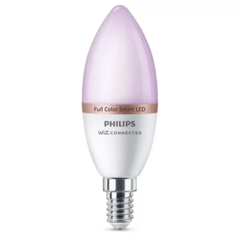 Sale Philips WiZ Smart LED Kerze 4,9W = 40W E14 matt 470lm RGBW 2200K - 6500K App Alexa Google Apple WiFi