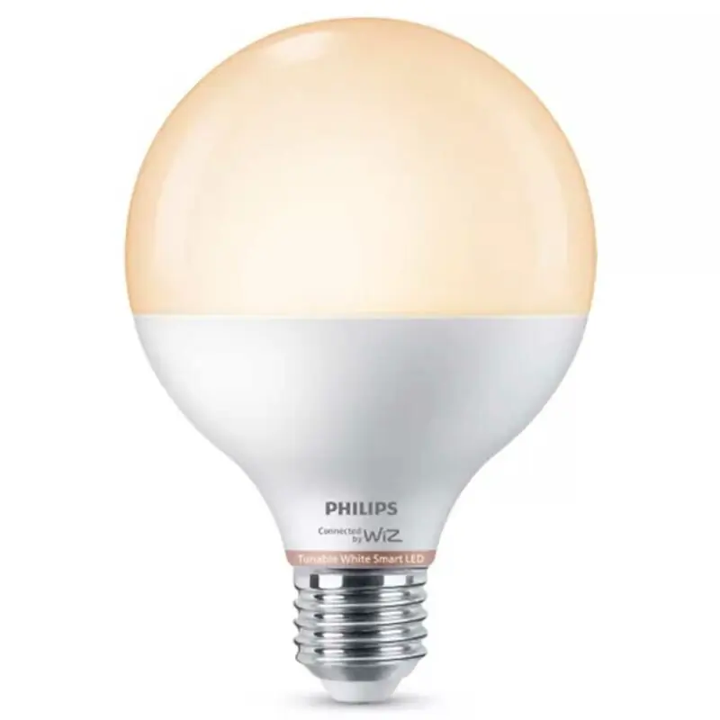 Saisonangebot Philips WiZ Smart LED G95 Globe 11W = 75W E27 matt CCT 2700K - 6500K Dimmbar Bluetooth WiFi
