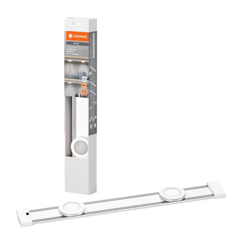Saisonangebot Ledvance LED Unterbauleuchte Linear Magnet 2 Spot 40cm Weiß 7W 400lm Neutralweiß 4000K Sensor dimmbar
