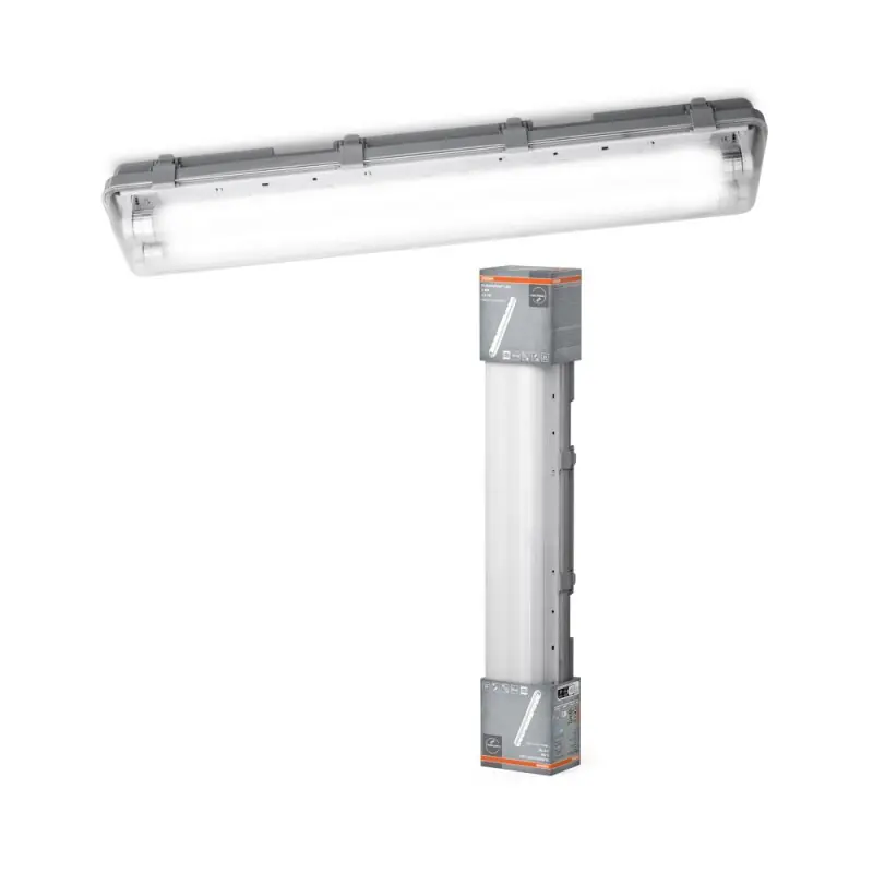 Osram LED Feuchtraumwannenleuchte Submarine T8 Röhre 65cm 2 x 7W G13 1600lm neutralweiß 4000K Neue Kollektion