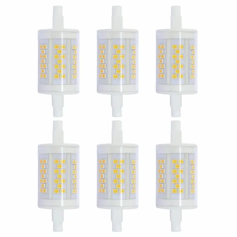 Neuheit 6 x LightMe LED Leuchtmittel Stabform 78mm 12W R7s 1400lm warmweiß 3000K 280°