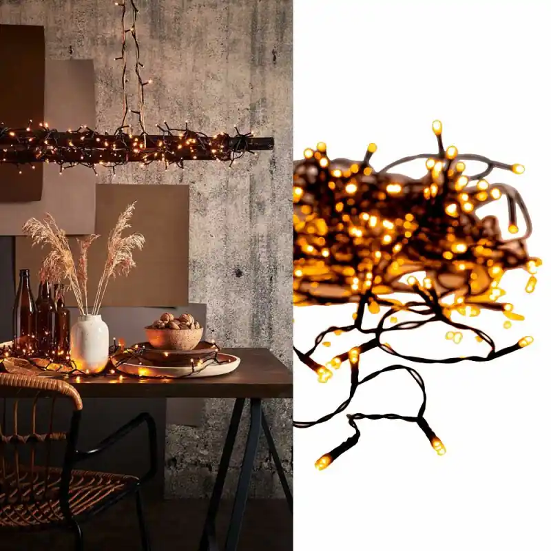 Meistverkauft Eglo LED Lichterkette Golden Warm White IP44 innen & außen extra warmweiß 2000K 180 LEDs 12,6m
