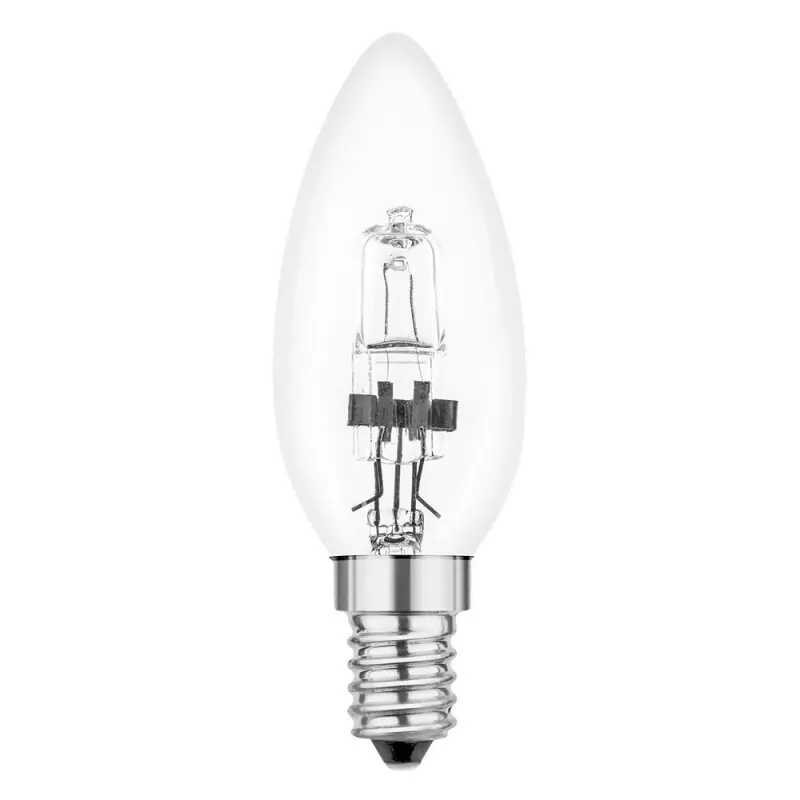 Orion Halogen Leuchtmittel Kerze 42W = 55W E14 klar 630lm warmweiß 2700K dimmbar Preisknaller