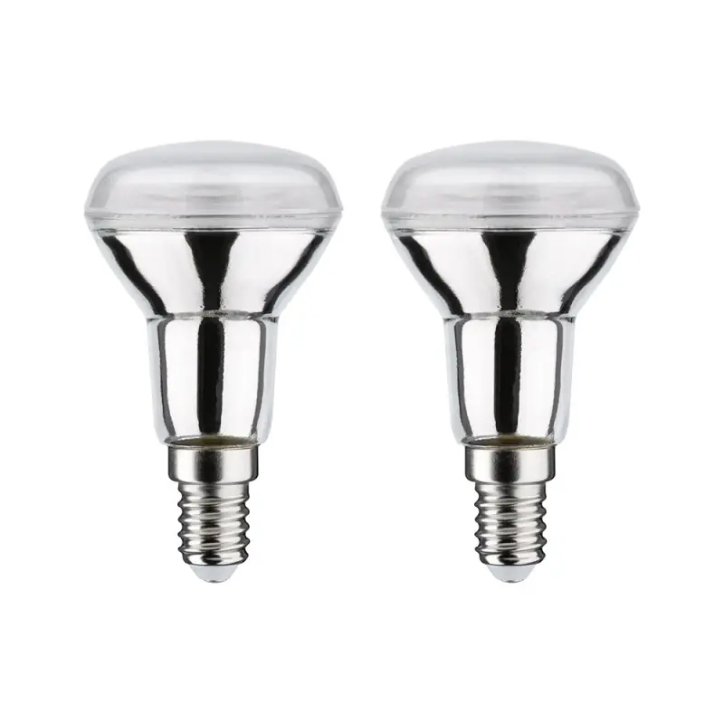 Bestseller 2 x Paulmann LED R50 Glas Reflektor 5W = 37W E14 matt 420lm warmweiß 2700K 36°