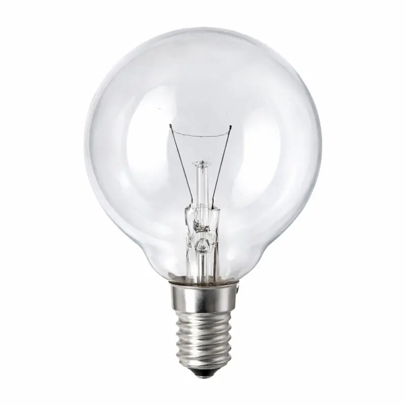 Ausverkauf LAES Glühbirne G60 Mini Globe 60W E14 klar Glühlampe warmweiß dimmbar