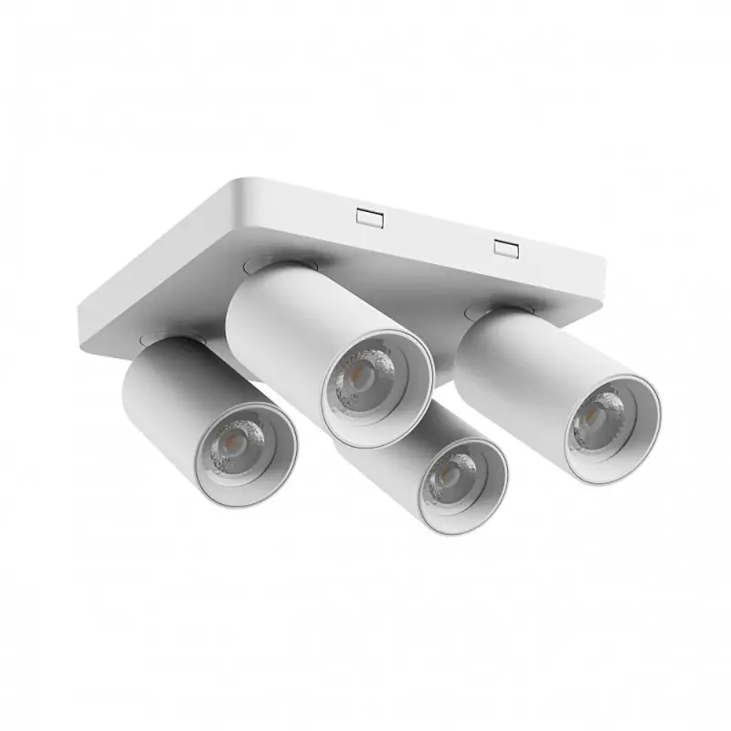 Spectrum Deckenstrahler Madara Altro Square Weiß eckig max. 4 x 8W GU10 schwenkbar Schnäppchen