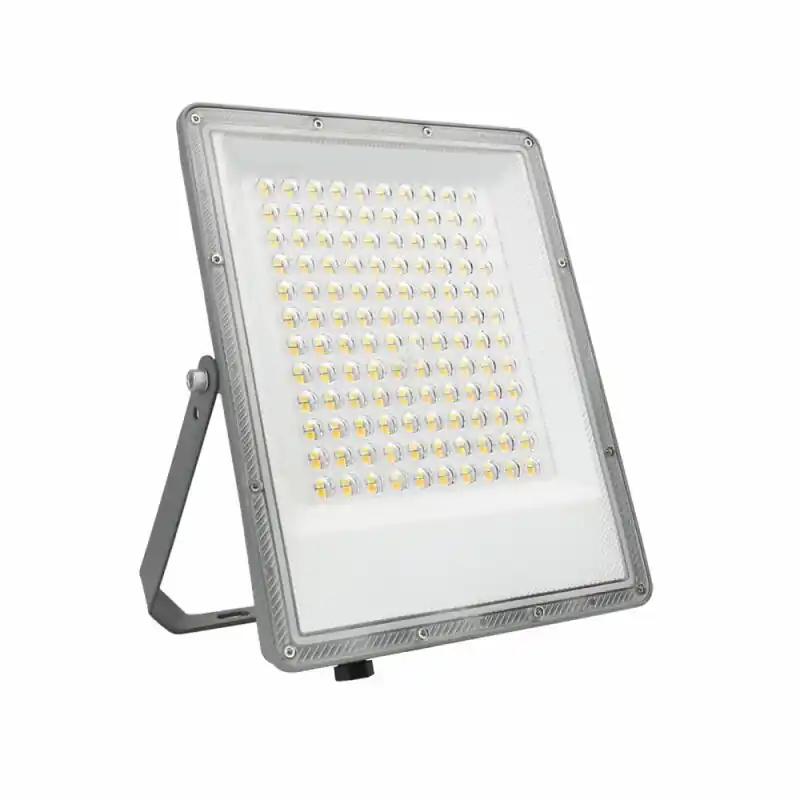 Neue Kollektion Spectrum LED Fluter Noctis Max CCT Grau IP65 100W 10000lm 3000/4000K/6000K 85°