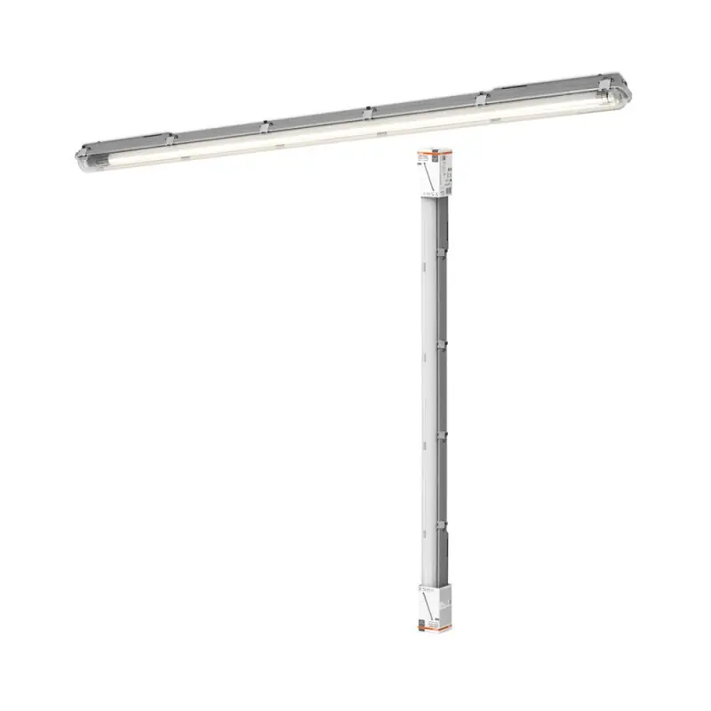 Markenware Osram LED Feuchtraumleuchte Damp Proof Value 120cm Grau IP65 16W G13 1300lm neutralweiß 4000K