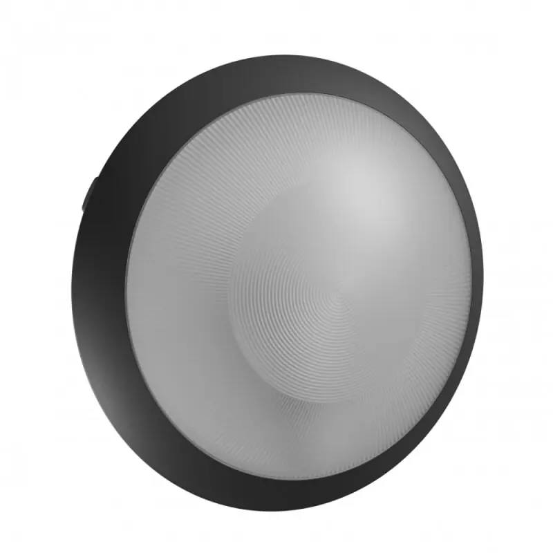Top-Angebot Spectrum Wandleuchte Deckenlampe Außen Nymphea Omni Schwarz Ø30cm IP65 max. 13W E27