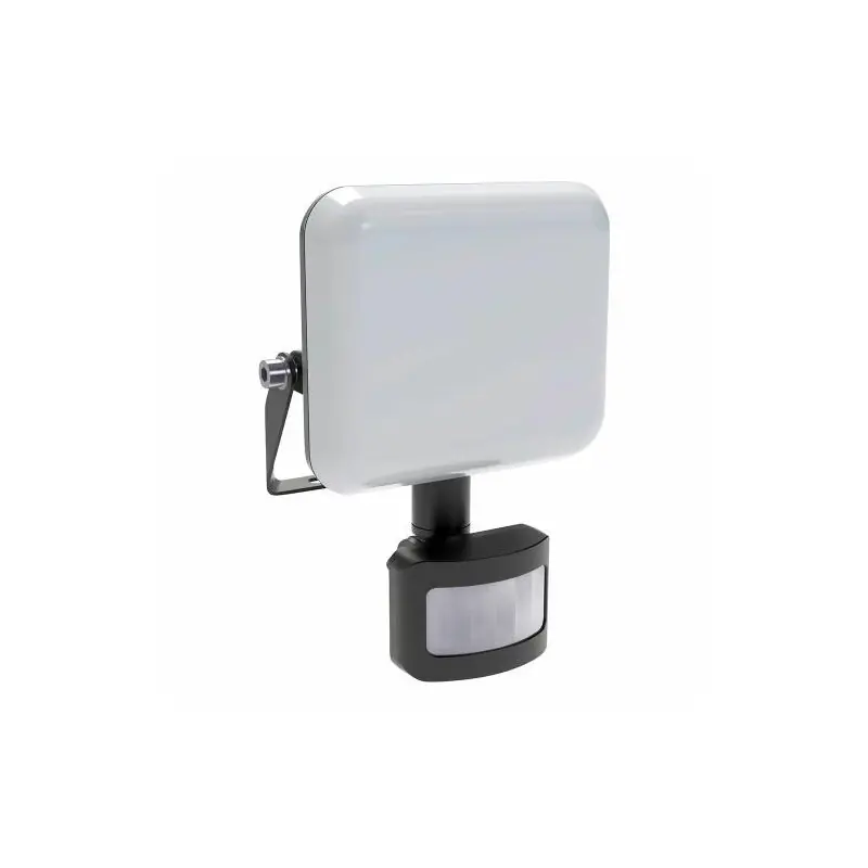 Saisonangebot LED Außenstrahler Acun Schwarz IP44 20W 6500K kaltweiß Bewegungsmelder