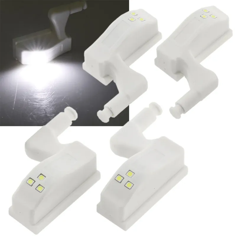 LED Schrankleuchte, 4er-Set Batteriebetrieb, Drucksensor für Türen Top-Preis