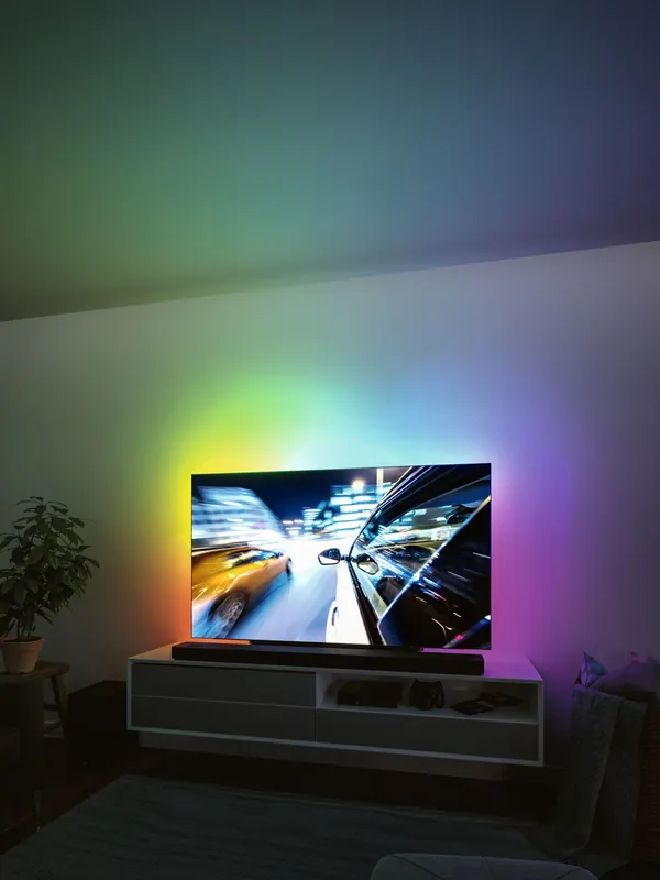 Begrenztes Angebot Paulmann USB LED Strip TV-Beleuchtung 55 Zoll 2m 3,5W 60LEDs/m RGB+