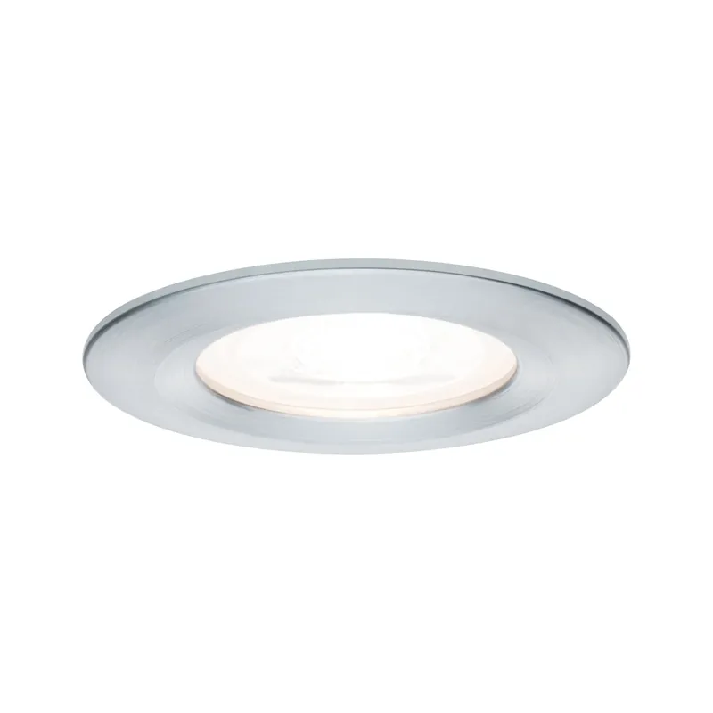 Bestpreis Paulmann EBL Nova rund starr max. 35W 230V GU10 5 51mm Alu gedreht/Alu Zink