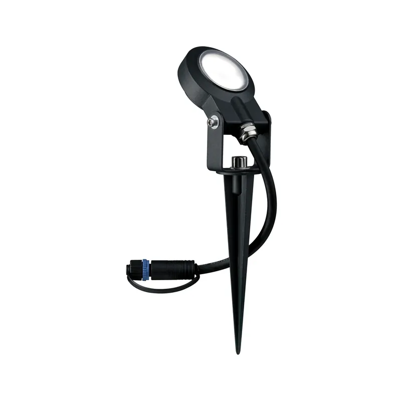 Neu Paulmann Outd Plug & Shine Spotlight Sting IP67 520lm 4000K 6W 24V Anthrazit Alu