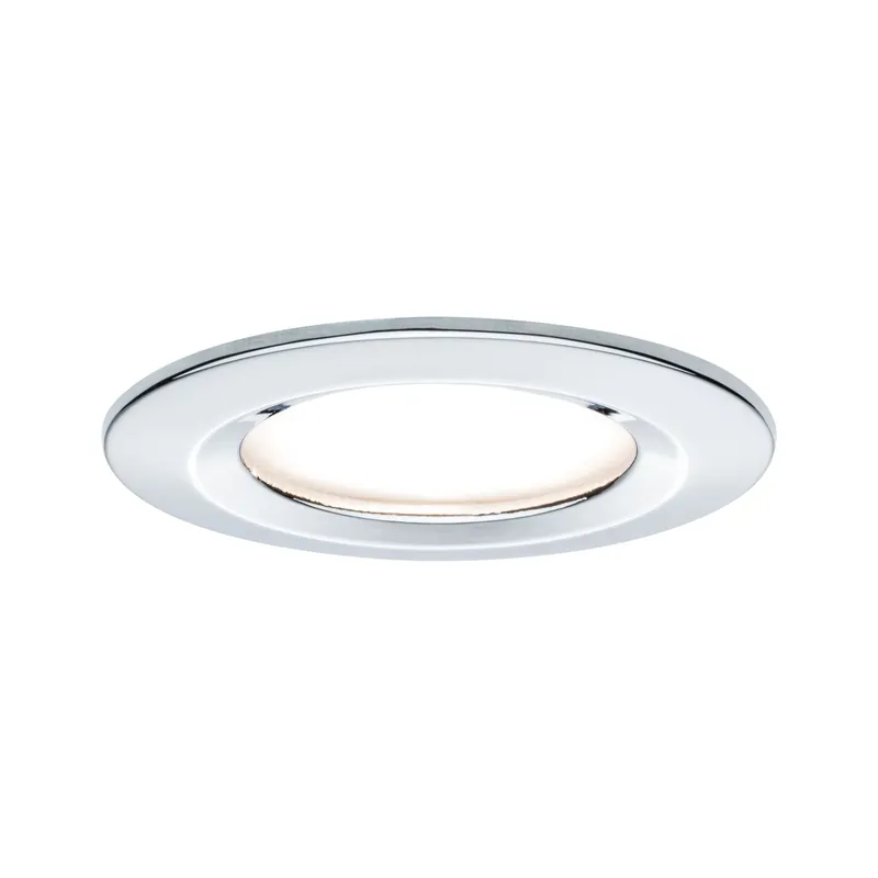 Paulmann Premium EBL Set Coin Slim rund starr LED 1x6,8W 2700K 230V 51mm Chrom/Alu Schnäppchen
