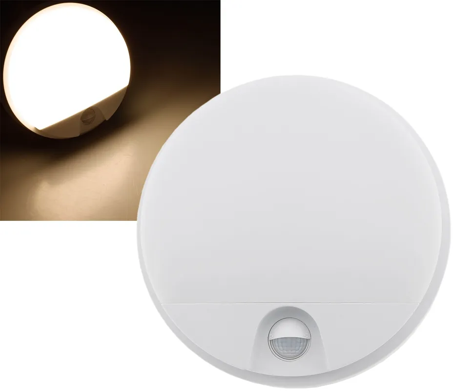 LED Wandleuchte "PAYAR" IP54, 3000K 15W, 1100lm, PIR-Bewegungsmelder Top-Preis