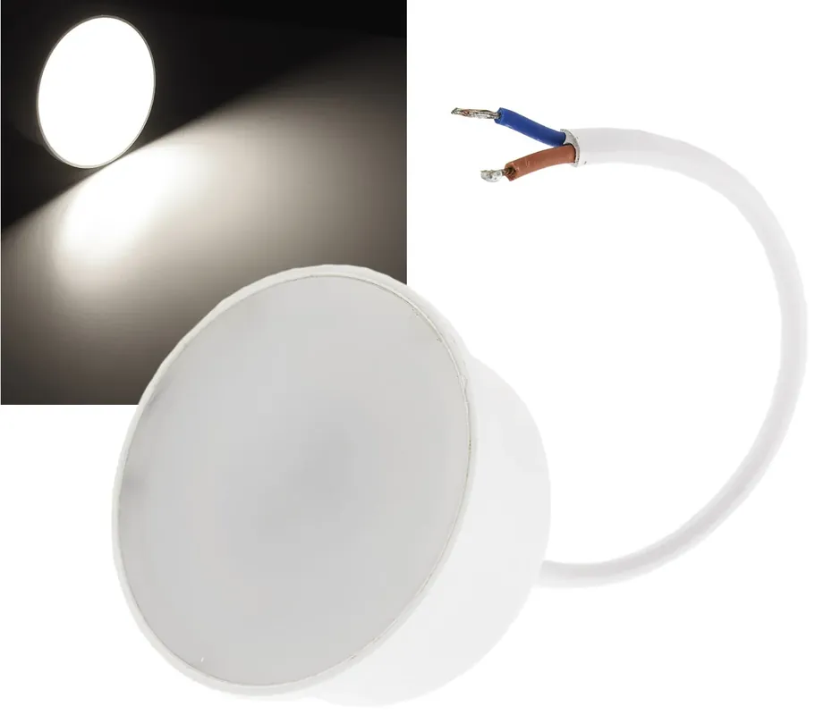 LED-Modul "Piatto W7" neutralweiß 120°, 4200K, 230V, 7W, 560lm, 50x24mm Preisreduziert