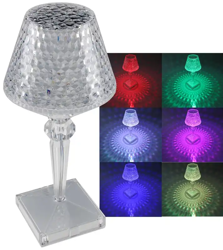 LED Akku-Tischleuchte "Foco Guapa" Li-Akku, RGB, ØxH 11x26cm Bestseller