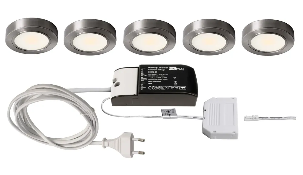 Deko-Light Baham I 5er Bundle 2,5W Silber Abverkauf
