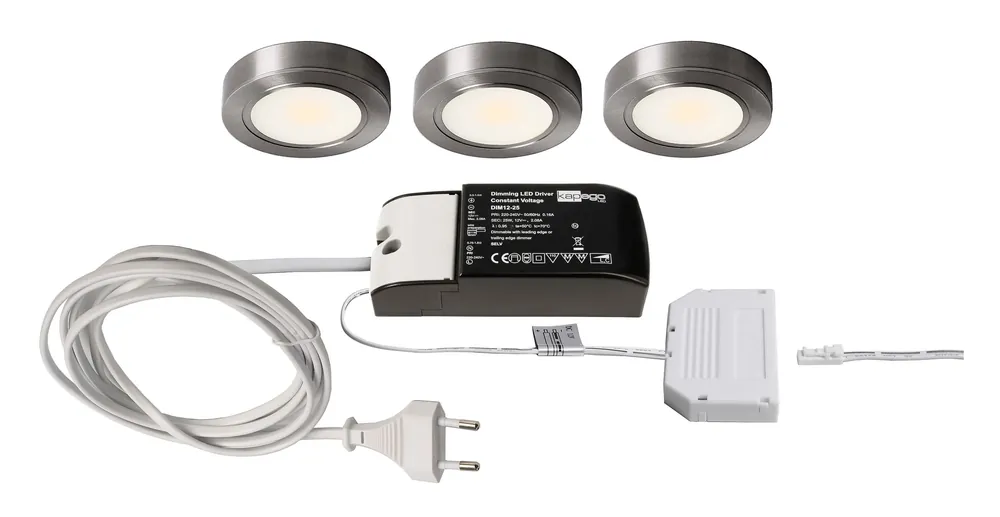 Highlight Deko-Light Baham I 3er Bundle 2,5W Silber