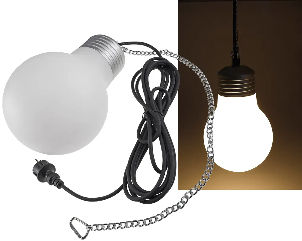 Jetzt Kaufen Design Hängeleuchte "Maxi-E27" IP54 1x E27 Sockel, 75cm Kette, Ø20cm