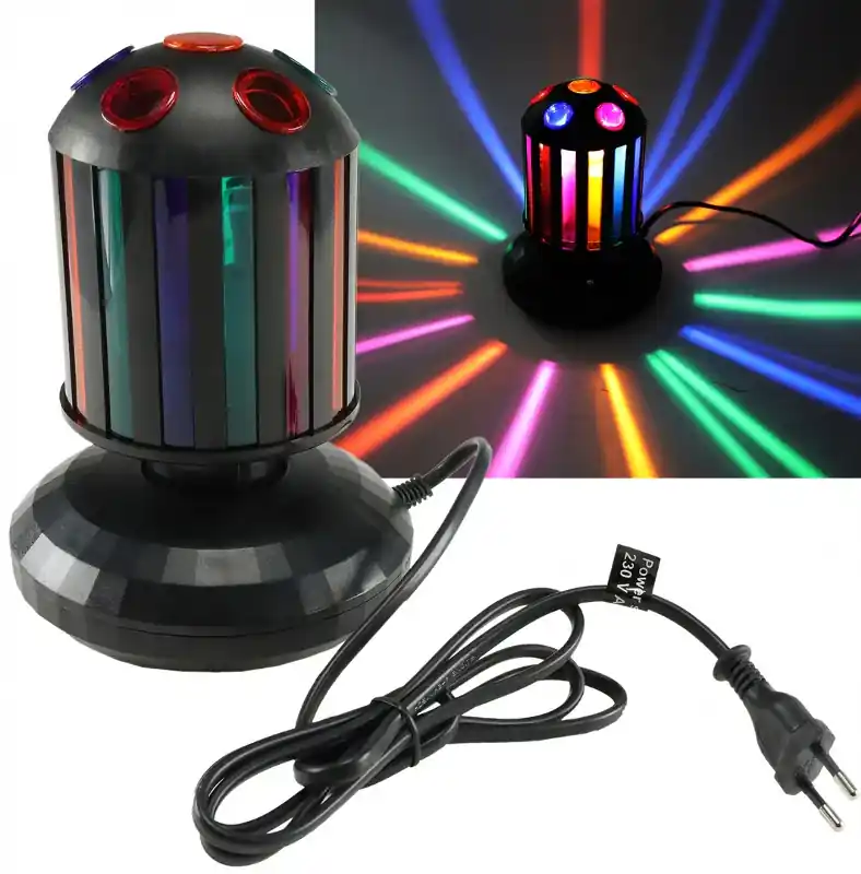 Rabatt LED Lichteffekt "kleine Walze" mit E14 Lampe, Netzbetrieb