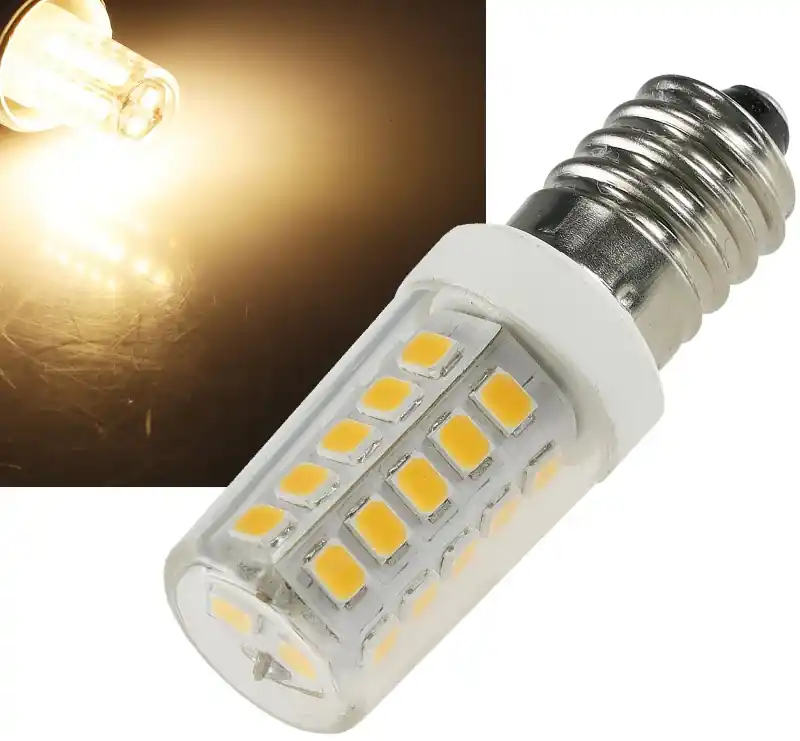 Jetzt Bestellen LED Lampe E14 Mini, warmweiß 3000k, 300lm, 300°, 230V, 4W, ØxL17x51mm