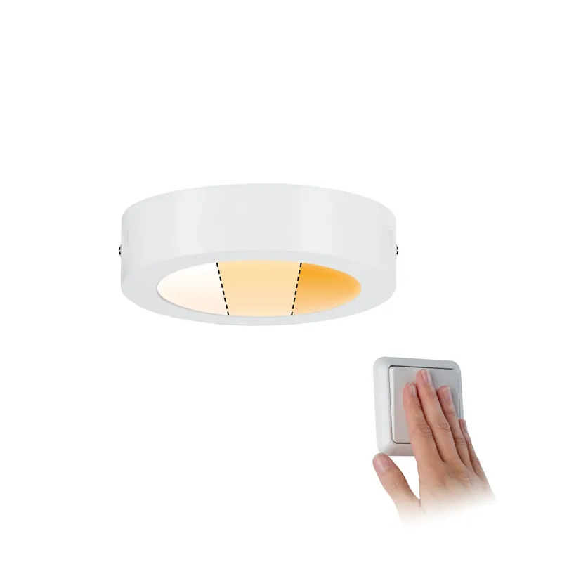 Schneller Versand Paulmann LED Panel Carpo rund 170mm 10,2W 2.300K Weiß matt