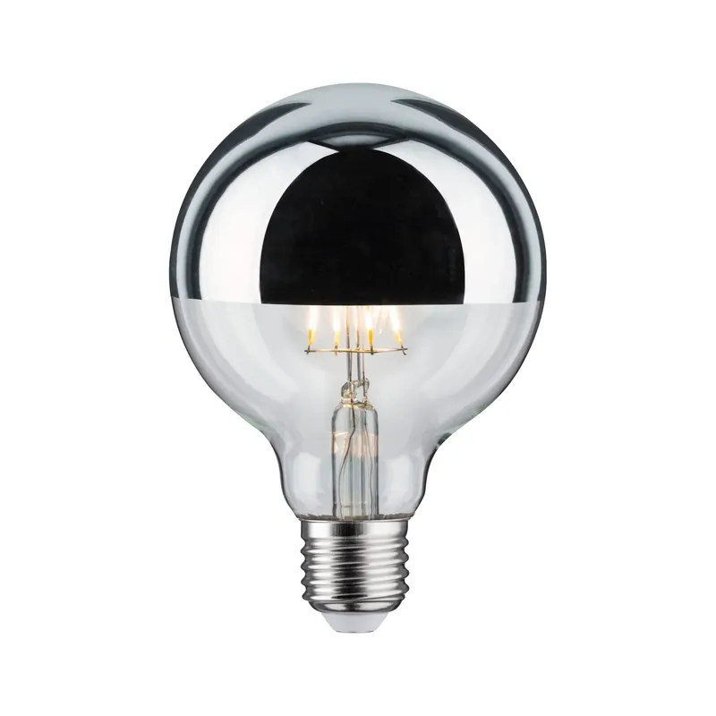 Jetzt Bestellen Paulmann LED Globe 4,8 Watt E27 Kopfspiegel Silber Warmweiß