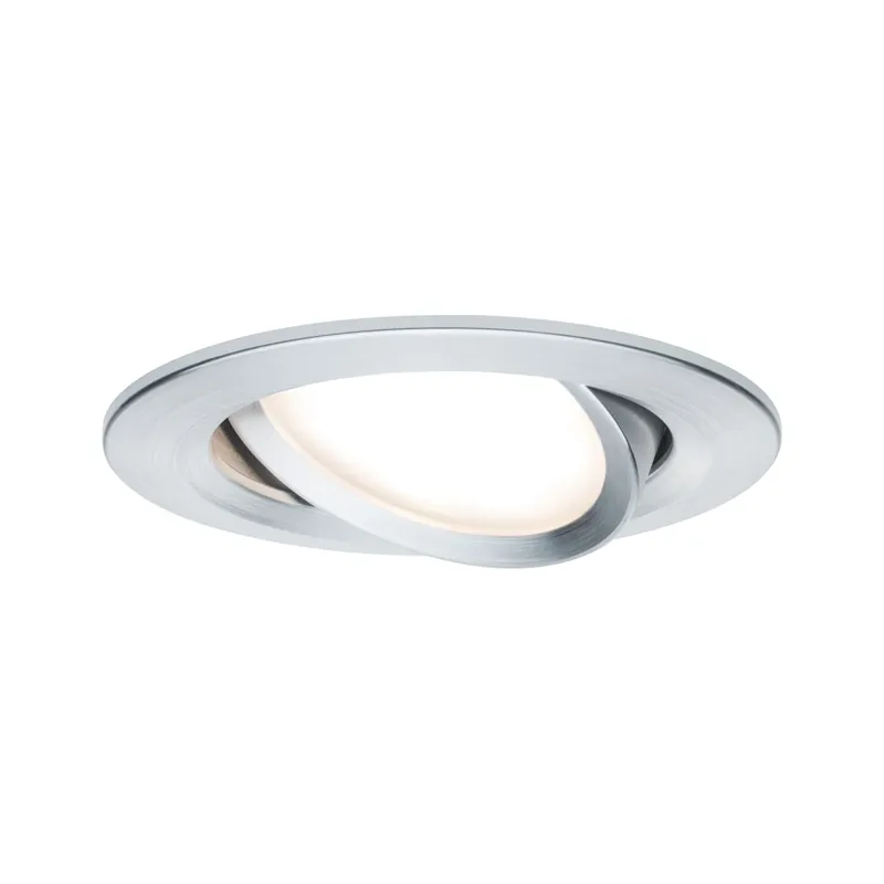 Top-Seller Paulmann Premium EBL Set Coin Slim rund schwb LED 1x6,8W 2700K 230V 51mm Alu ged./Alu